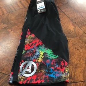 Spyder Marvel Avengers Jamm Shorts NWT Boys XL